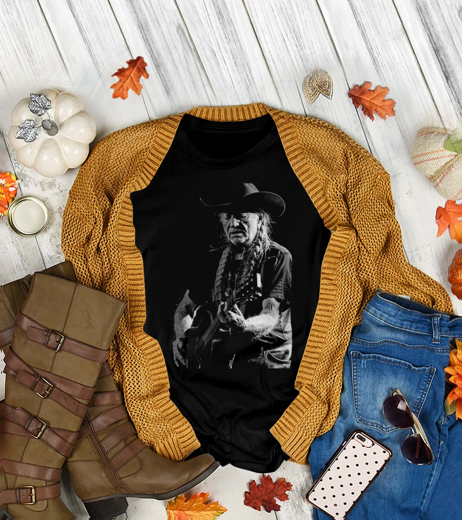 Retro Vintage Willie Nelson Legends Live Forever Iconic Country Music Star T-Shirt