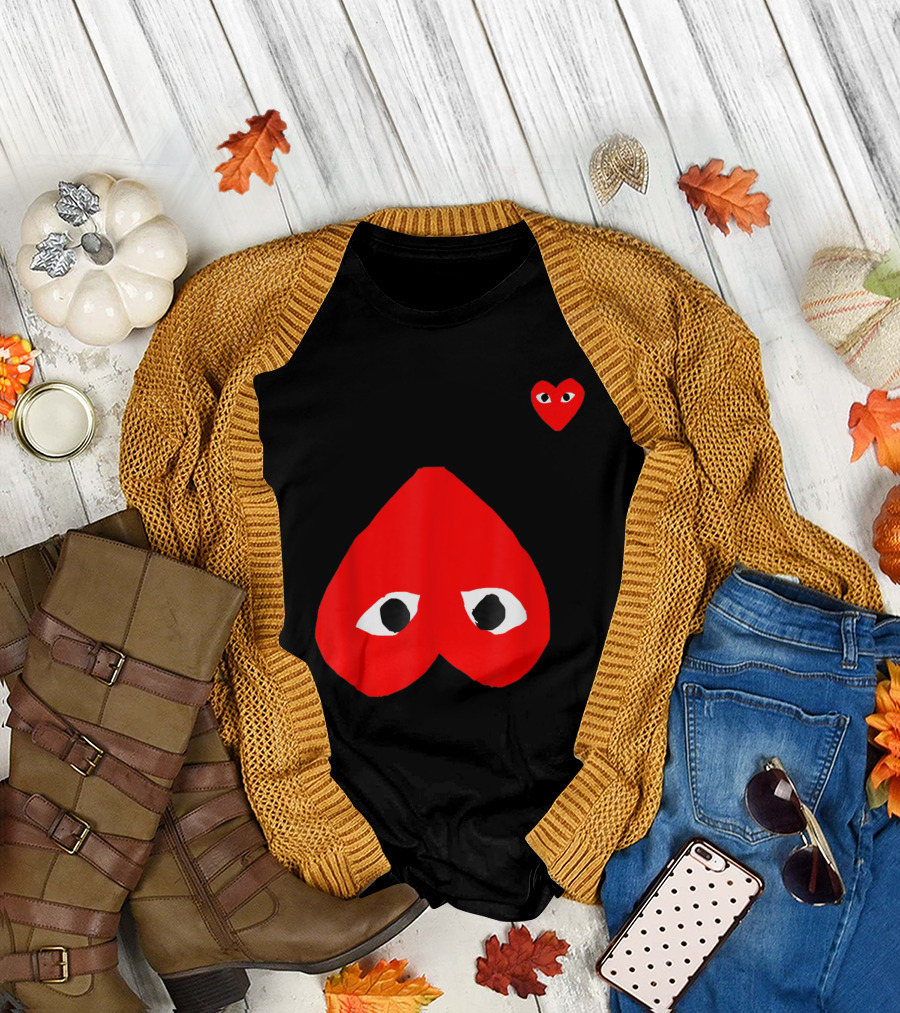 Heart Pocket Comme des Garçons Play T-Shirt