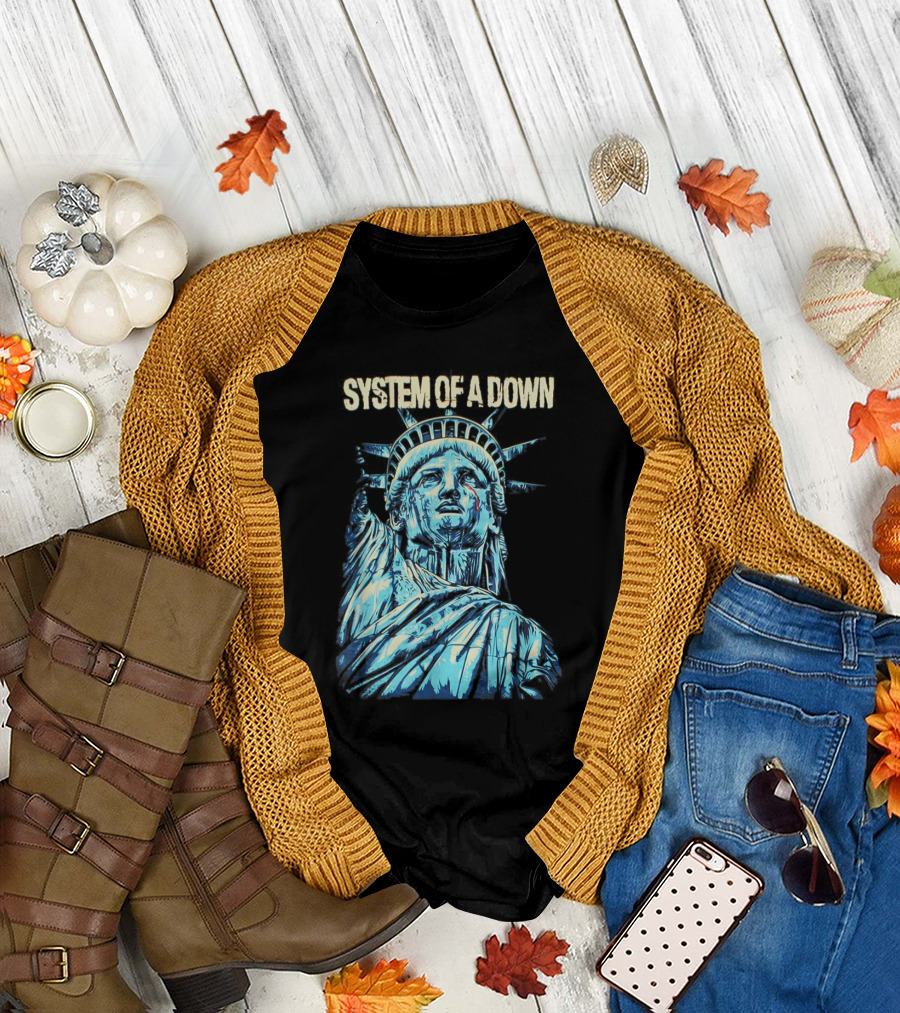 System Of A Down Statue Of Liberty Rock T-Shirt