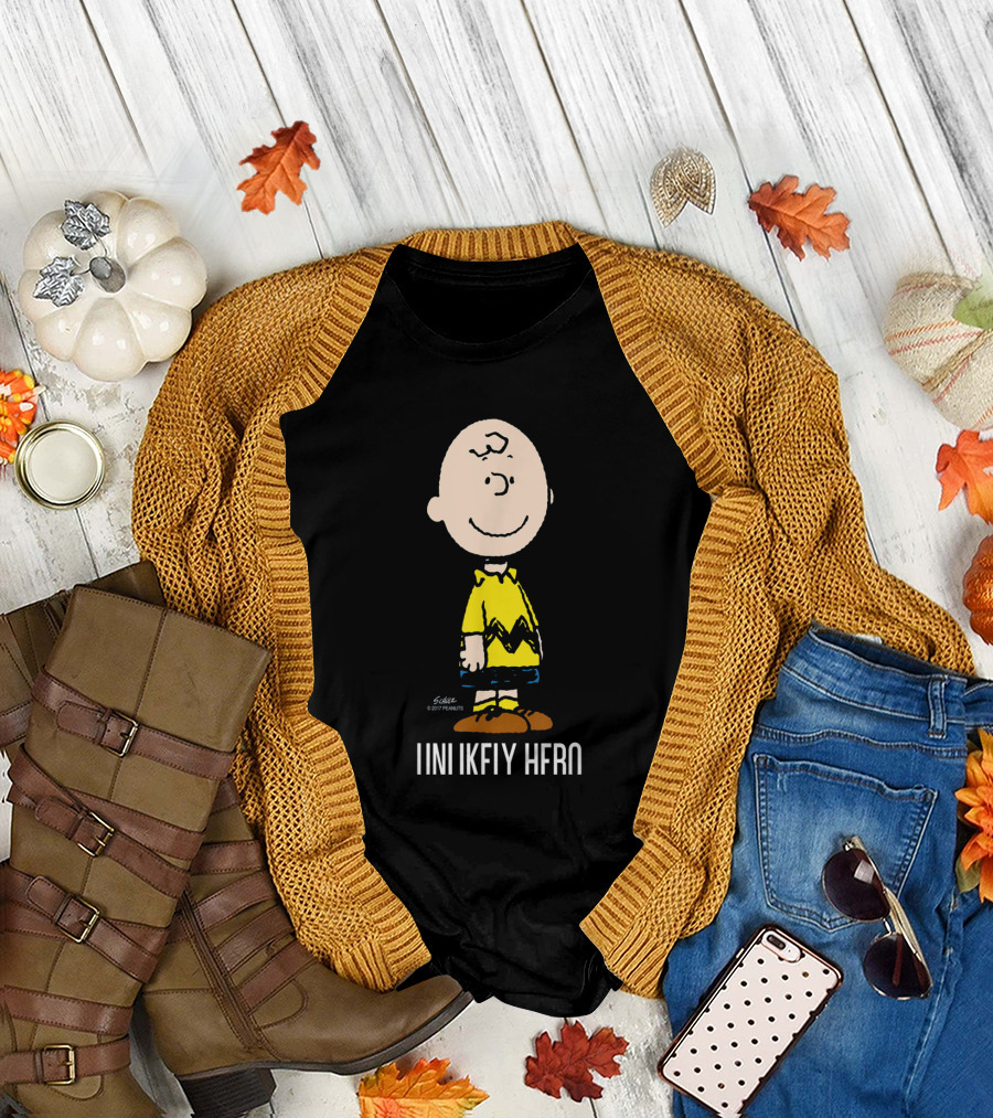 Charlie Brown Unlikely Hero Peanuts Comic Character T-Shirt