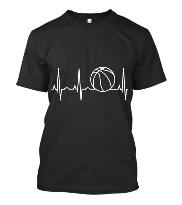 Basketball Heartbeat Pulse T-Shirt