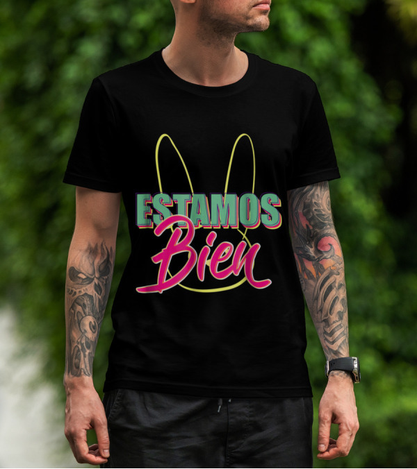 ESTAMOS BIEN Neon Bunny Ears T-Shirt