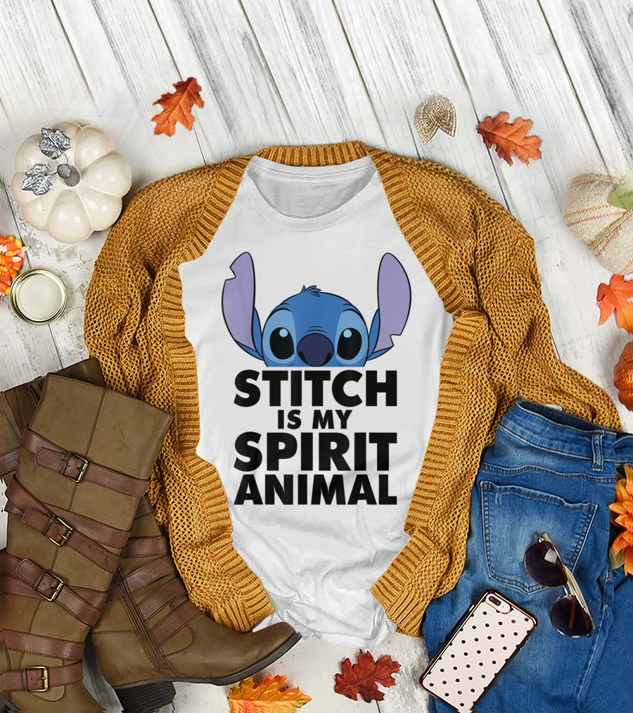 Disney Stitch Is My Spirit Animal Lilo and Stitch T-Shirt