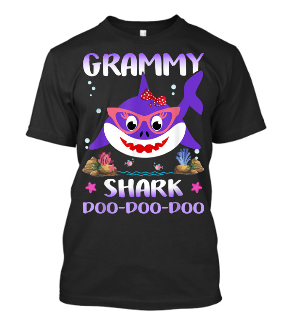 GRAMMY SHARK DOO-DOO-DOO MATCHING FAMILY SHARK T-Shirt