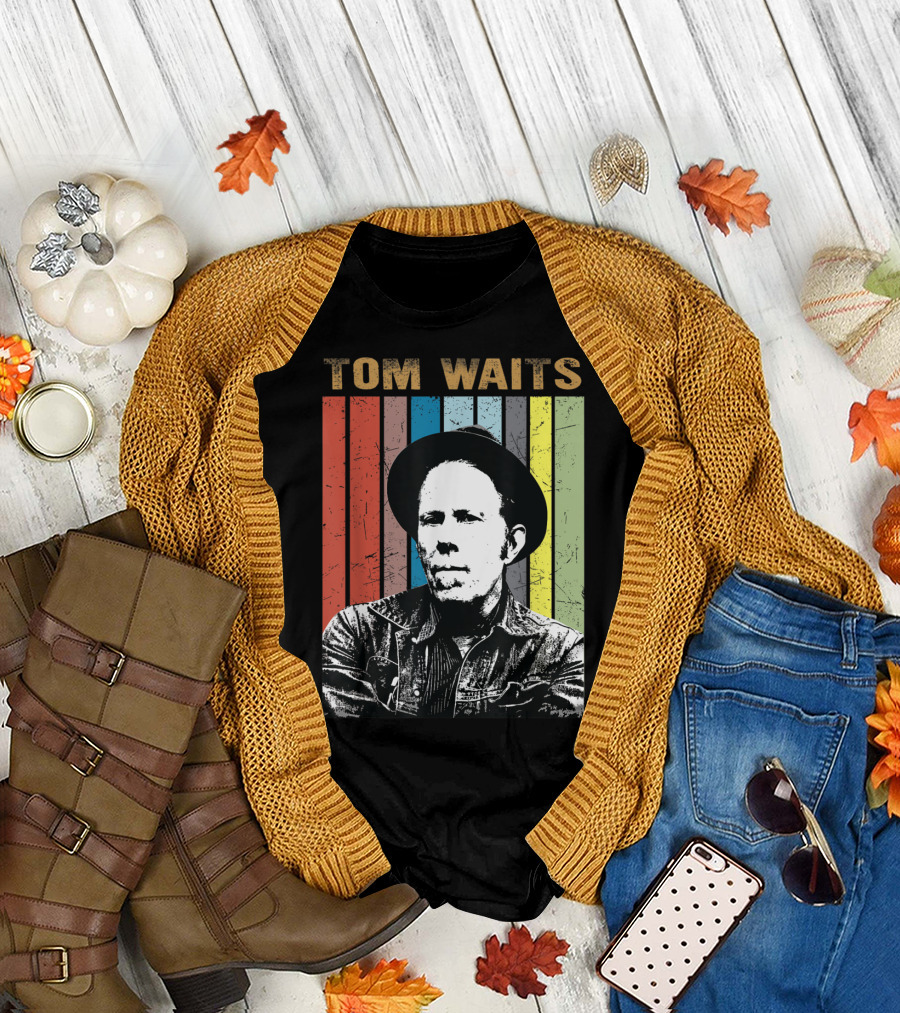Vintage Tom Waits Retro Music Legends T-Shirt
