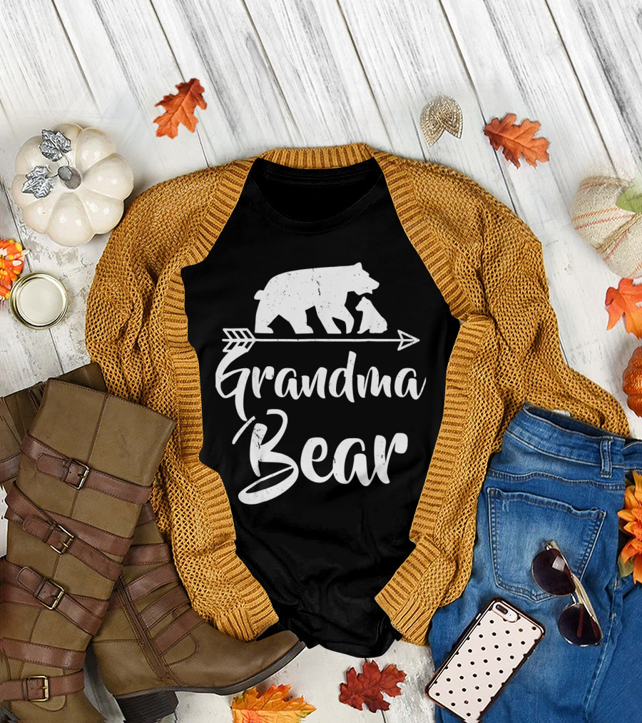 Grandma Bear with Bear and Arrow T-Shirt