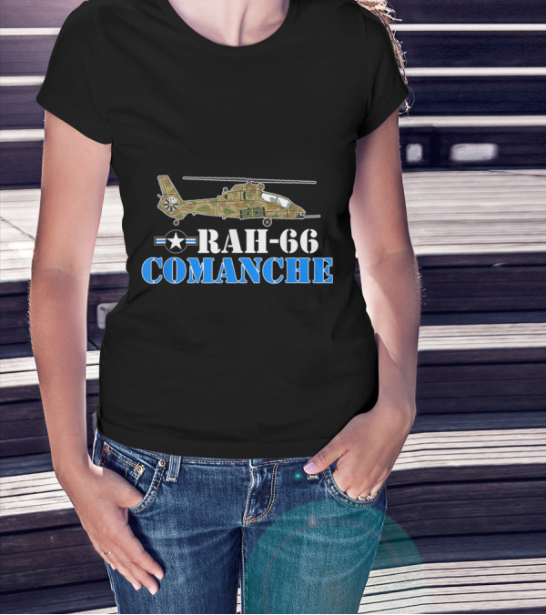 RAH-66 Comanche Proud Air Force Helicopter Airplane T-Shirt
