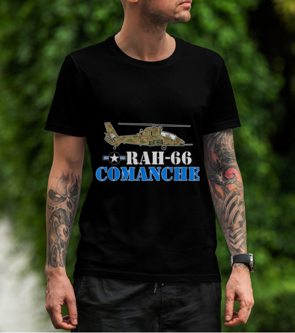 RAH-66 Comanche Proud Air Force Helicopter Airplane T-Shirt