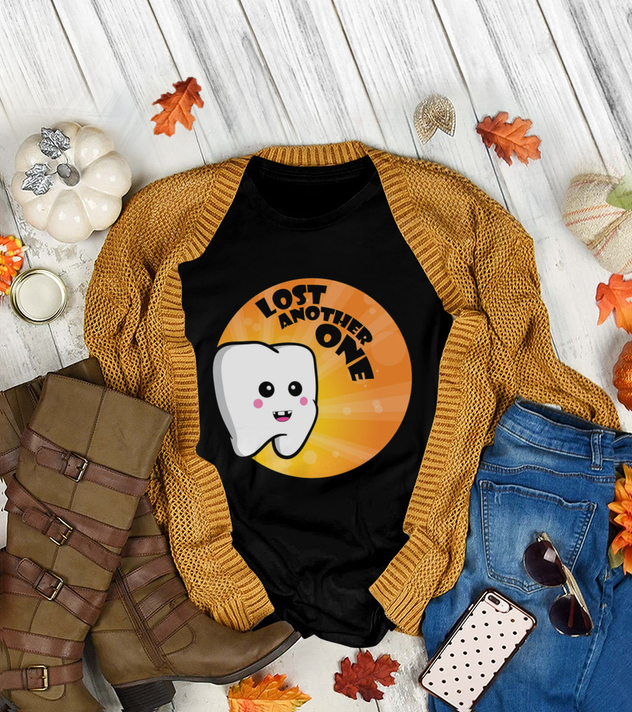 Lost Another One Teeth Cartoon T-Shirt