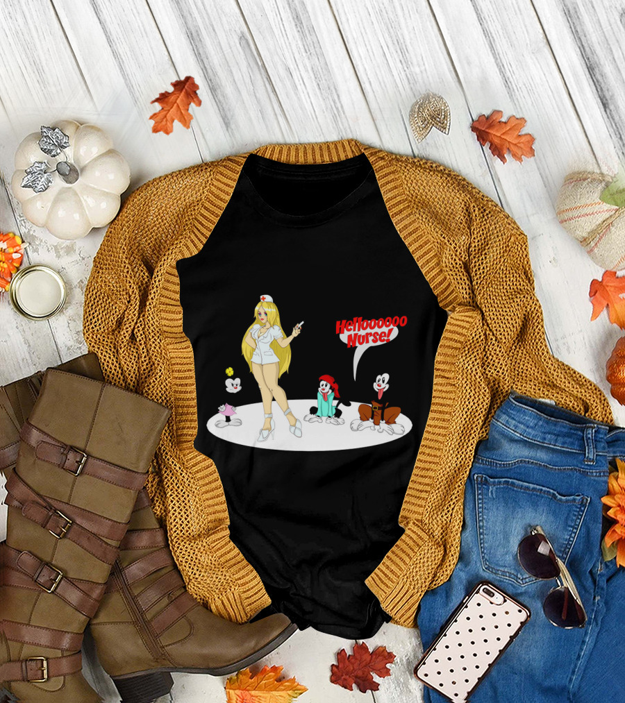 Hellooooo Nurse Animaniacs Wakko Dot Yakko T-Shirt