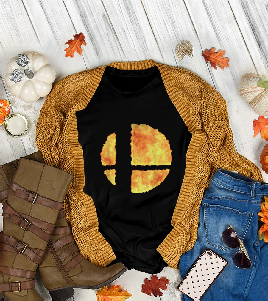 Super Smash Bros Fire Ball for Game Lover T-Shirt