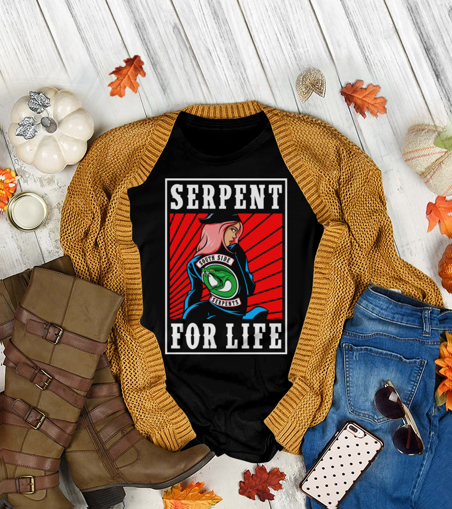 Serpent For Life South Side Serpents Iconic Jacket T-Shirt
