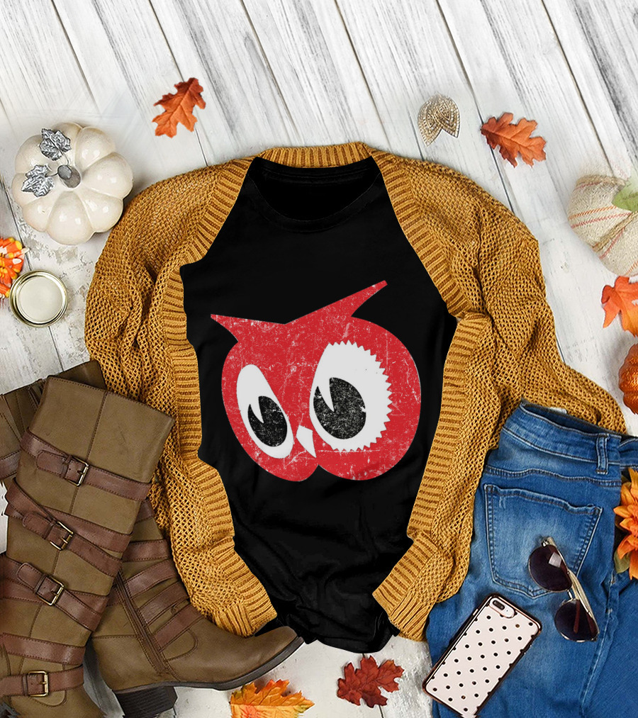 Red Owl Retro T-Shirt