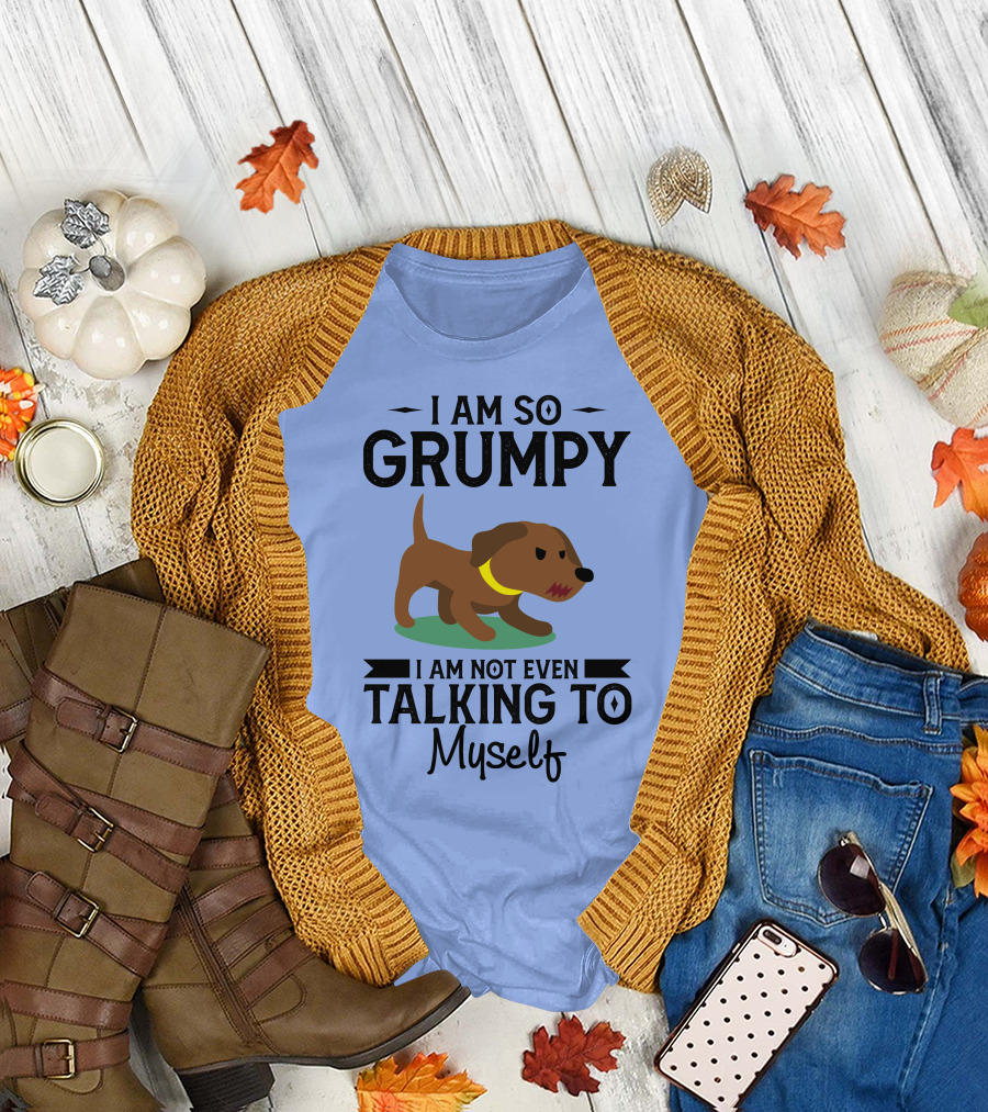 RD Labrador I Am So Grumpy I Am Not Even Talking to Myself T-Shirt