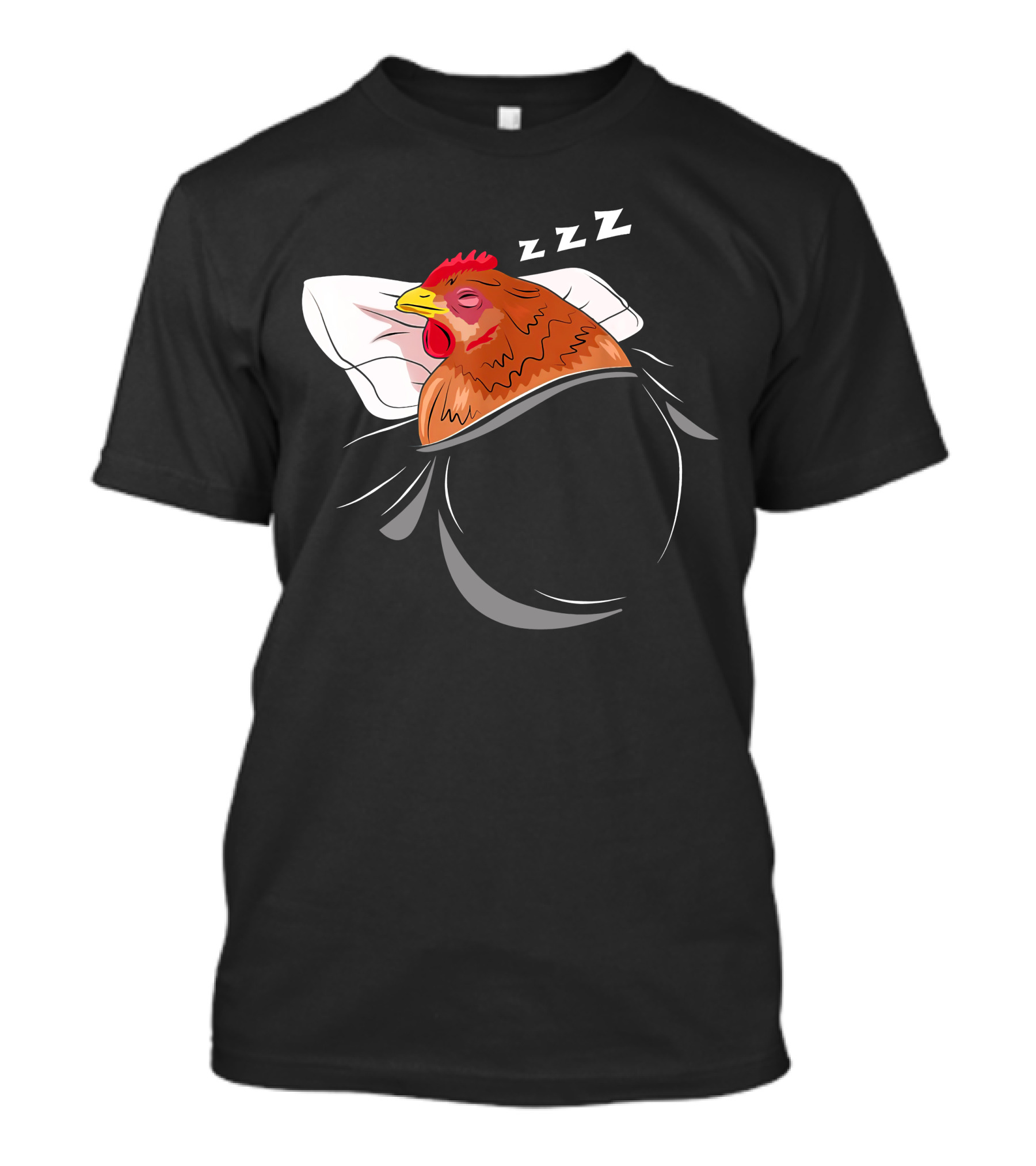 Chicken Pajamas Nap Time Farmer Outfit ZZZ Sleeping Chicken T-Shirt