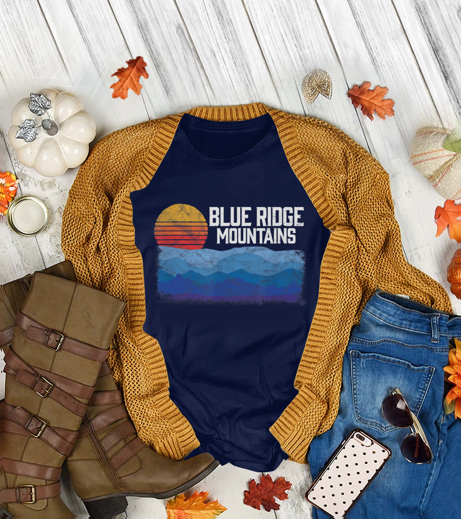 Blue Ridge Mountains Sunset Appalachian T-Shirt
