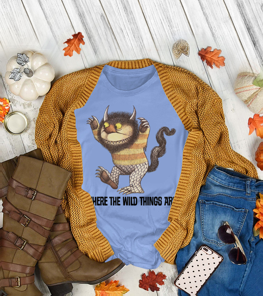 Where The Wild Things Are Horned Monster Character T-Shirt