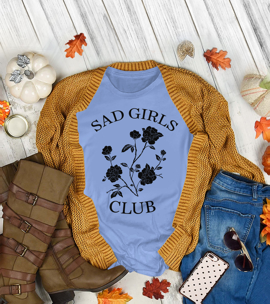 SAD GIRLS CLUB Floral Roses T-Shirt