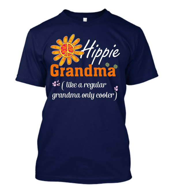 Hippie Grandma Like A Regular Grandma Only Cooler T-Shirt