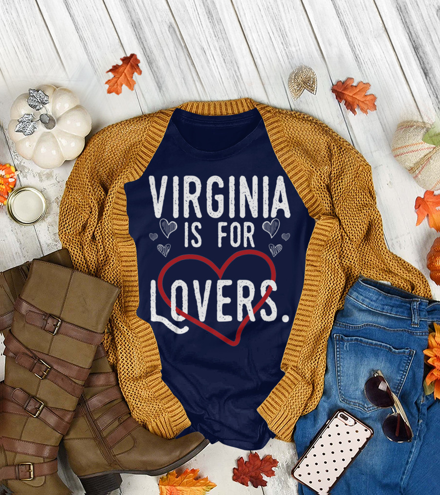 Virginia Is for Lovers Classic Heart T-Shirt