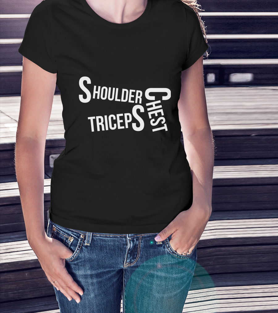 Gym Lover Shoulder Chest Triceps T-Shirt