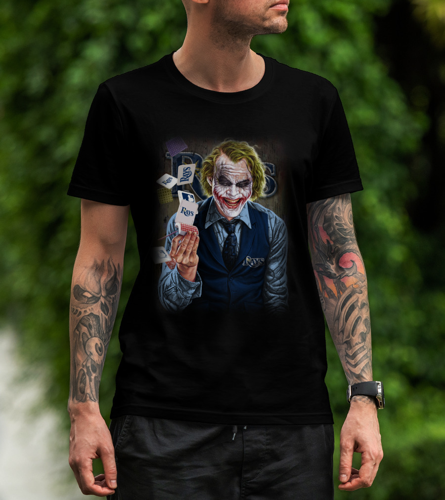 Tampa Bay Rays Joker Playing Cards MLB Mashup T-Shirt