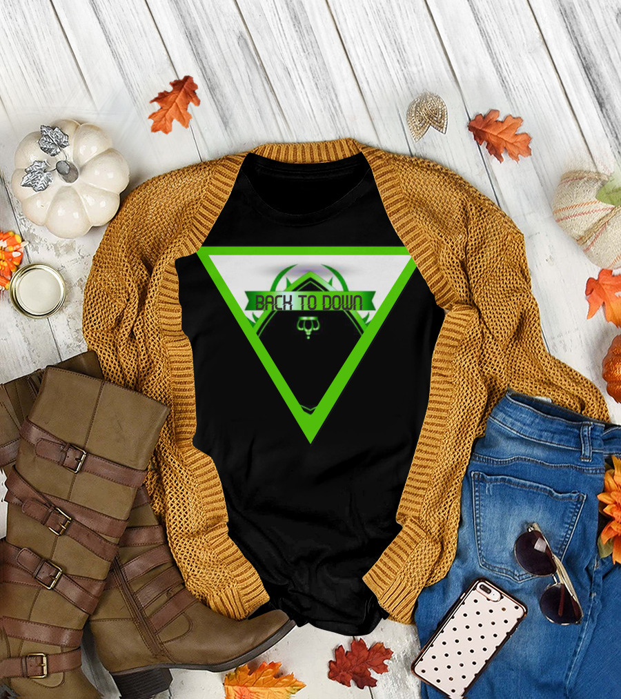 Back To Down Owl Triangle Emblem T-Shirt