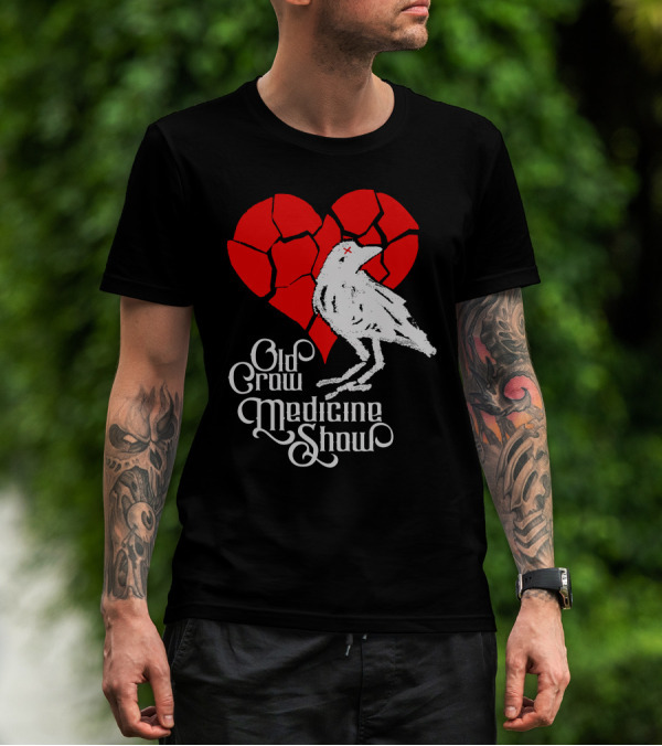 Old Crow Medicine Show Broken Heart Crow T-Shirt