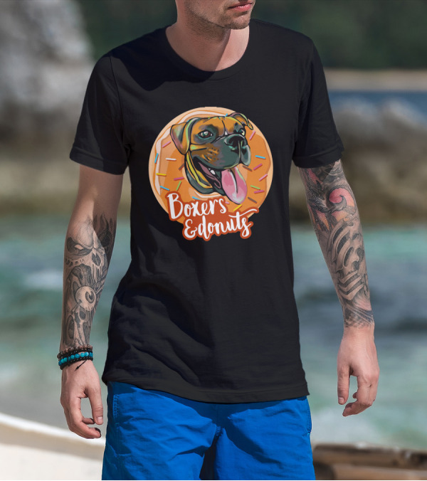 Boxers And Donuts Sprinkled Happiness T-Shirt