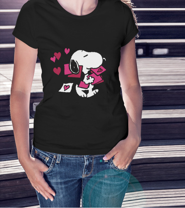 I Want All The Love Snoopy Valentine Peanuts T-Shirt