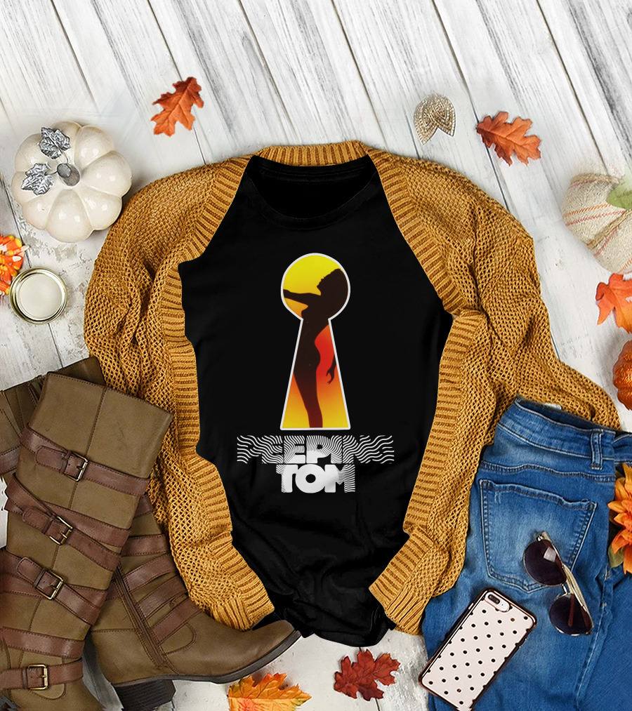 Peeping Tom 2006 Keyhole Silhouette Sunset T-Shirt