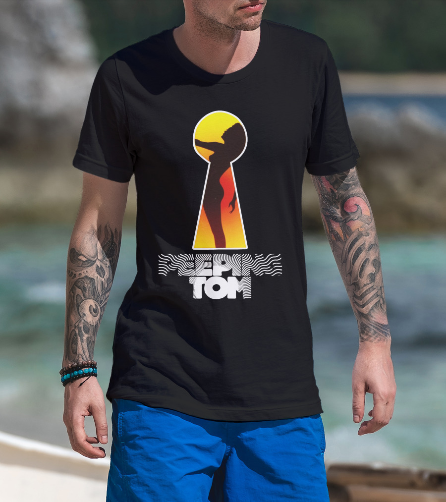 Peeping Tom 2006 Keyhole Silhouette Sunset T-Shirt