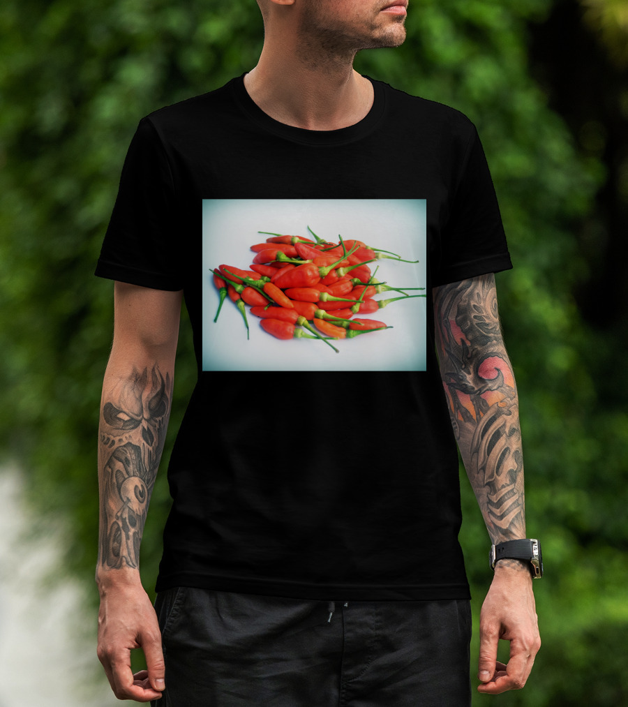 Red Chilli Peppers Abundance Hot And Spicy T-Shirt