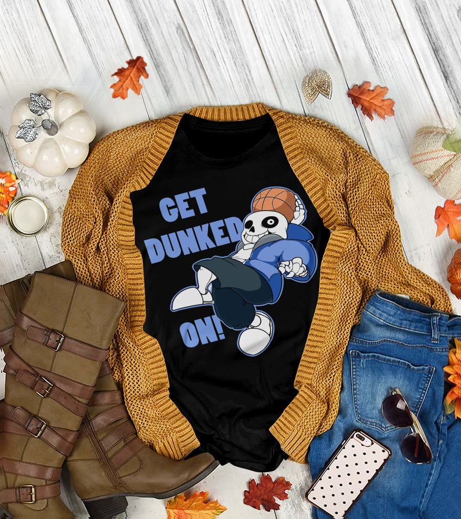 Sans Undertale Get Dunked On Basketball T-Shirt