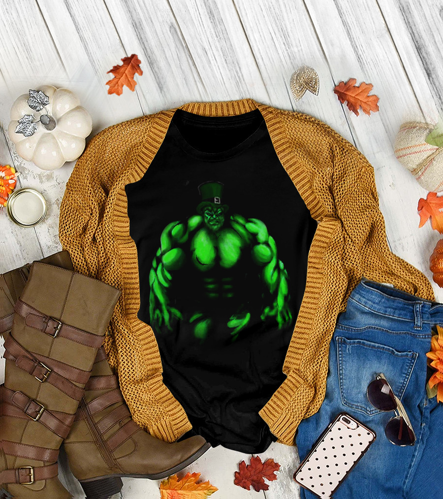 Hulk St Patrick's Day Green Leprechaun Hat T-Shirt