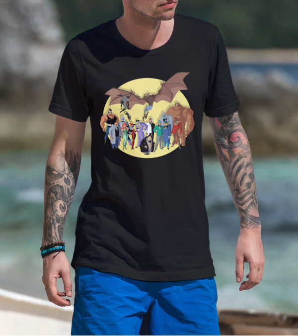 The Rogues Gallery Batman Villains Group With Joker Riddler Catwoman And Penguin Iconic Characters T-Shirt