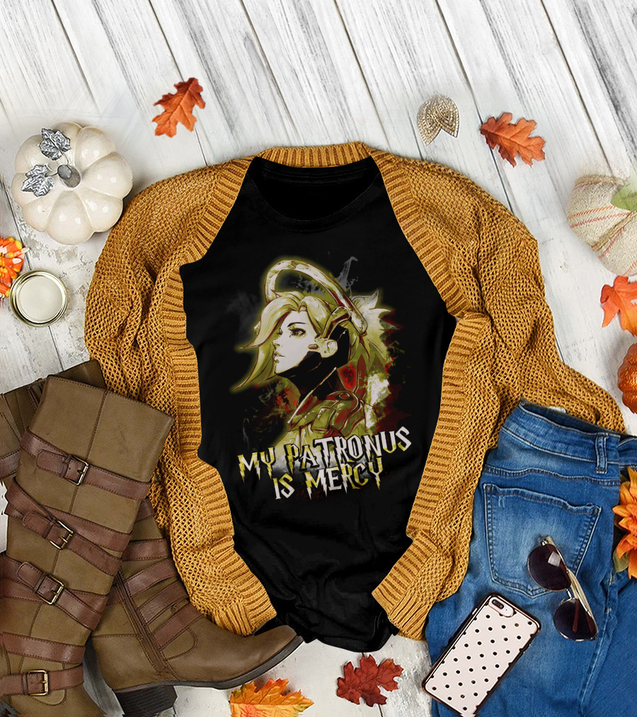 My Patronus Is Mercy Overwatch Gaming Character T-Shirt