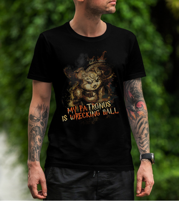 My Patronus Is Wrecking Ball Overwatch Hamster Character T-Shirt