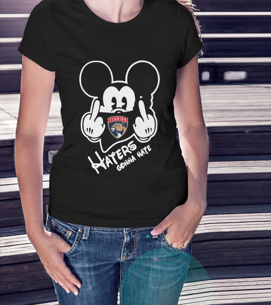 Florida Panthers Haters Gonna Hate Mickey T-Shirt