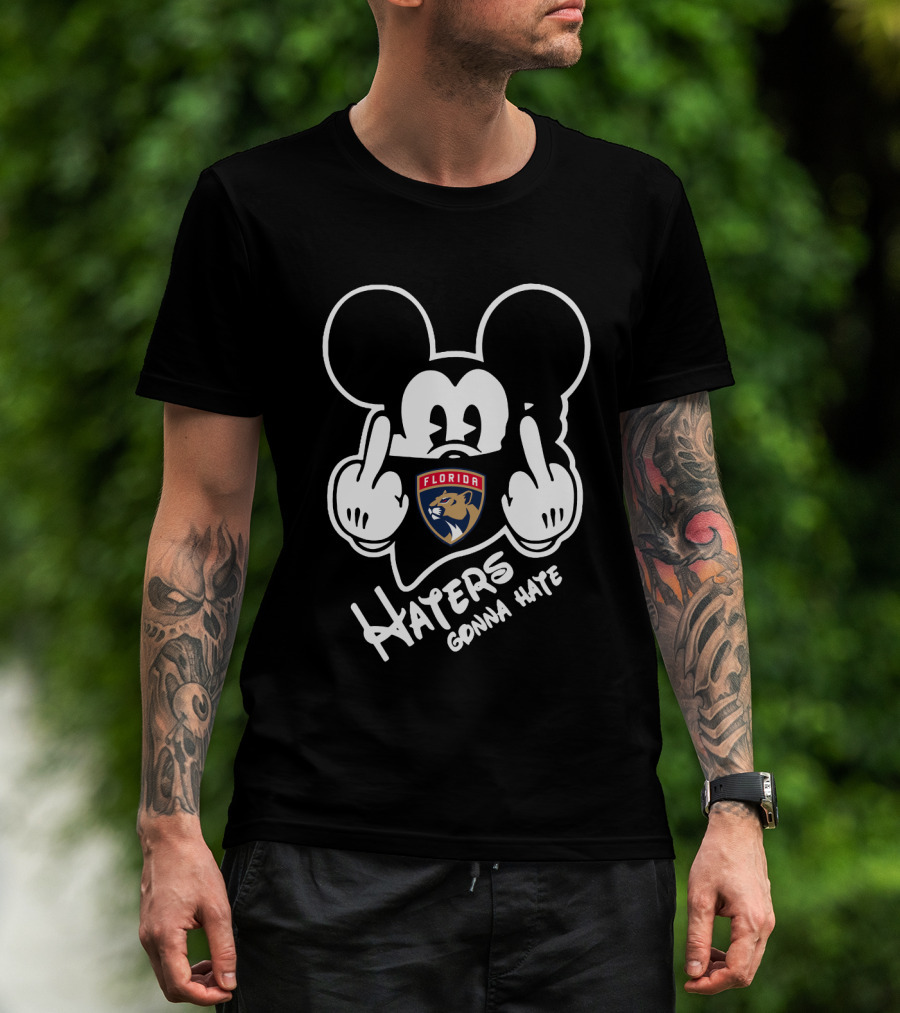Florida Panthers Haters Gonna Hate Mickey T-Shirt