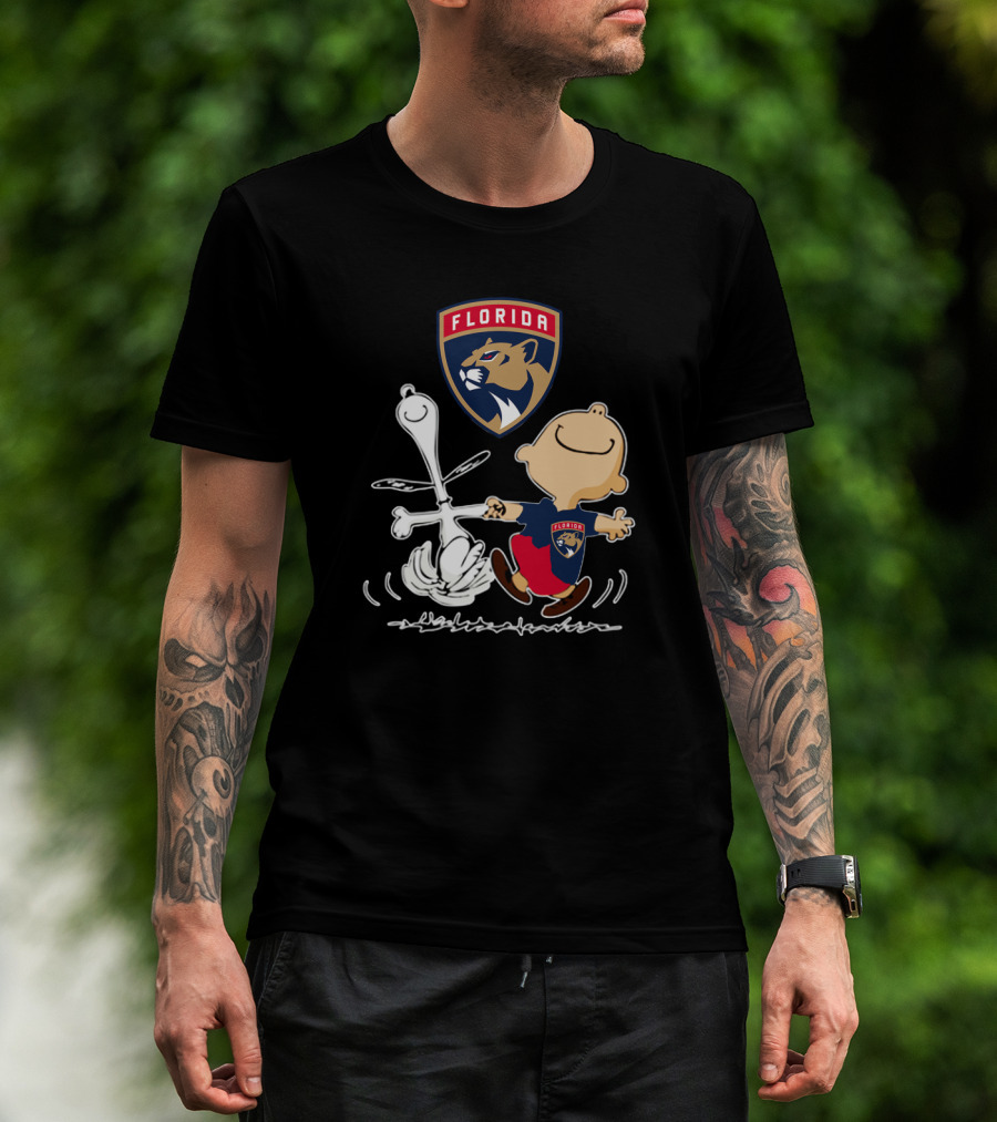 Florida Panthers Dancing Characters Iconic Sports T-Shirt