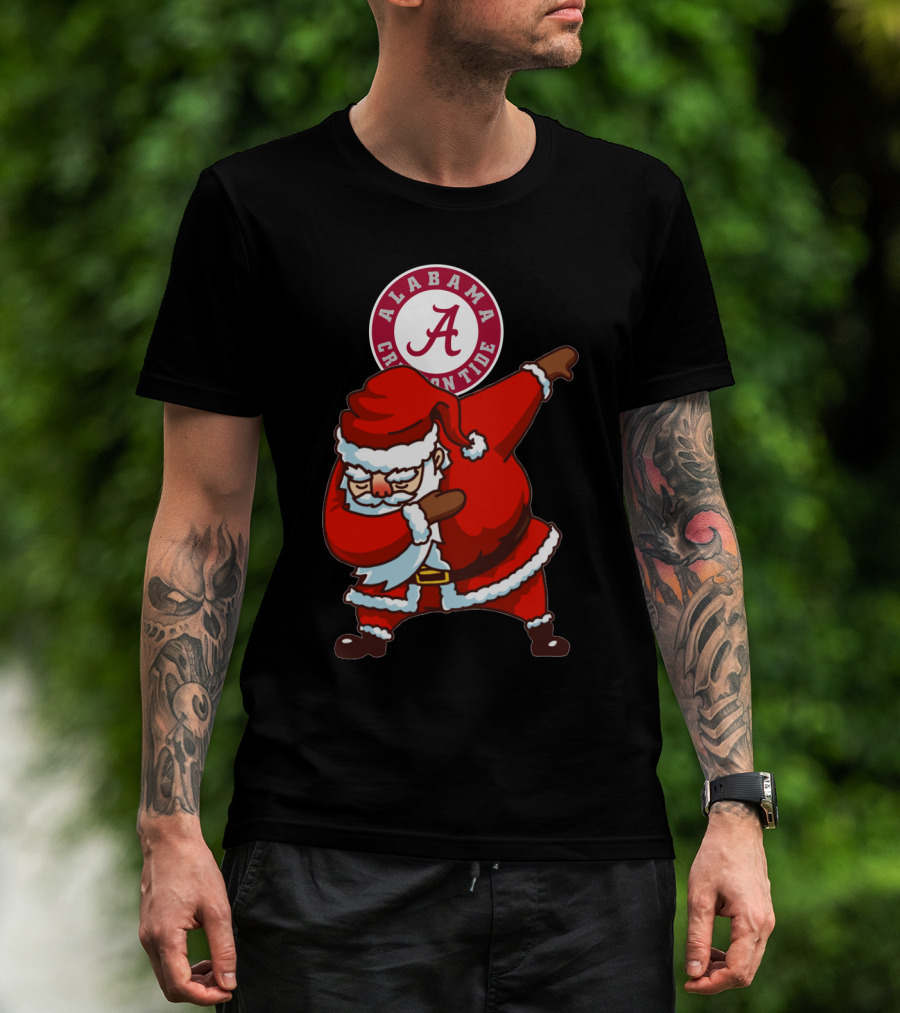 Alabama Crimson Tide Santa Dab T-Shirt