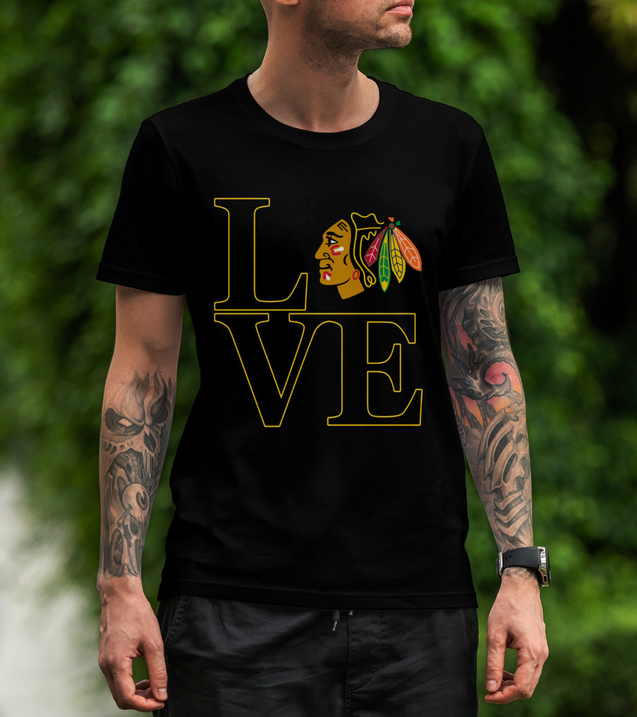 Love Chicago Blackhawks T-Shirt