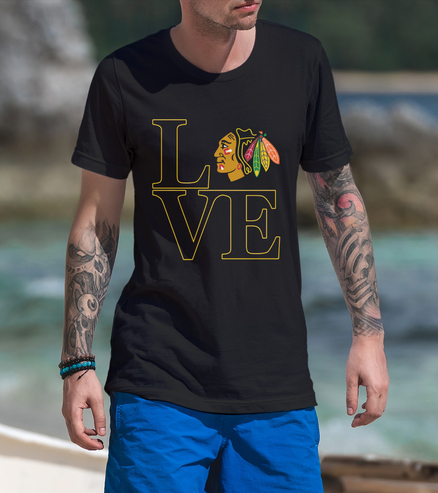 Love Chicago Blackhawks T-Shirt