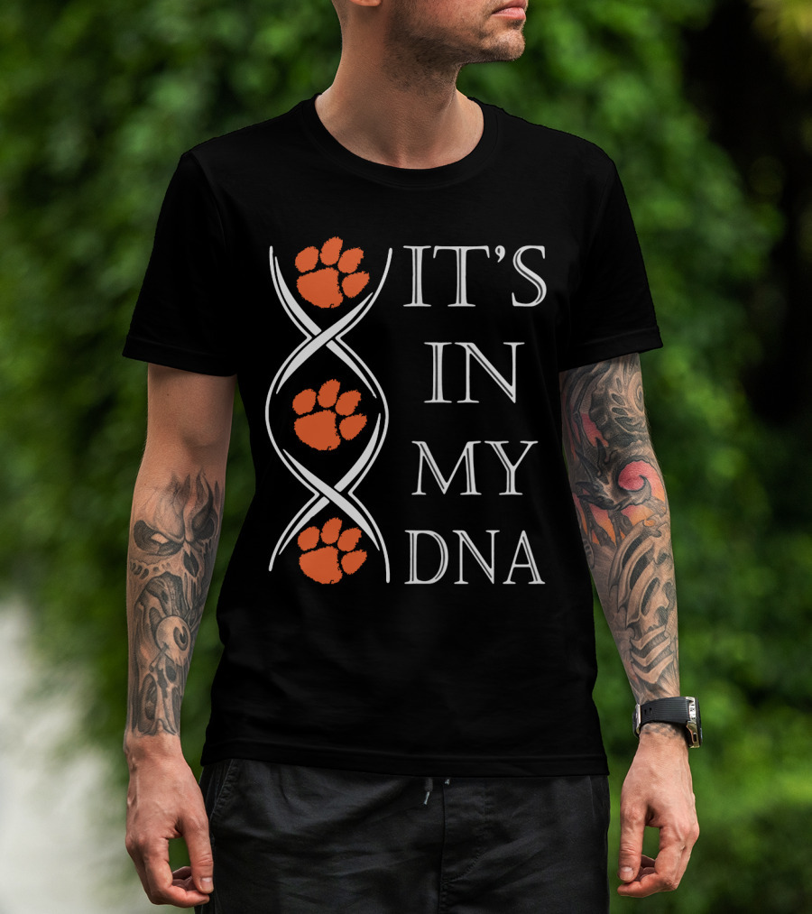 Clemson Tigers Football It's In My Dna T-Shirt