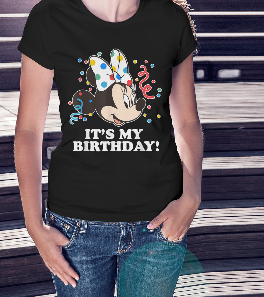 Minnie Mouse It's My Birthday Celebration T-Shirt