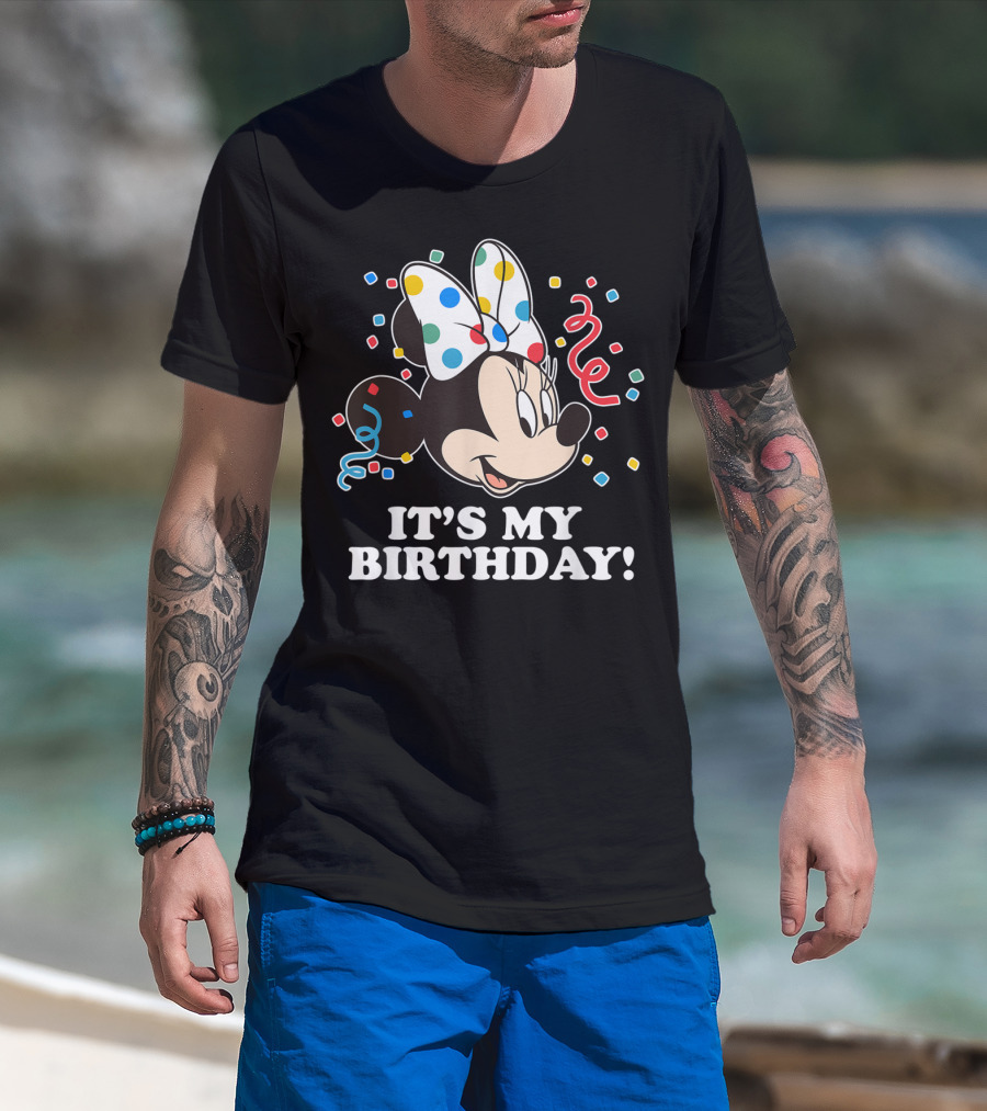 Minnie Mouse It's My Birthday Celebration T-Shirt