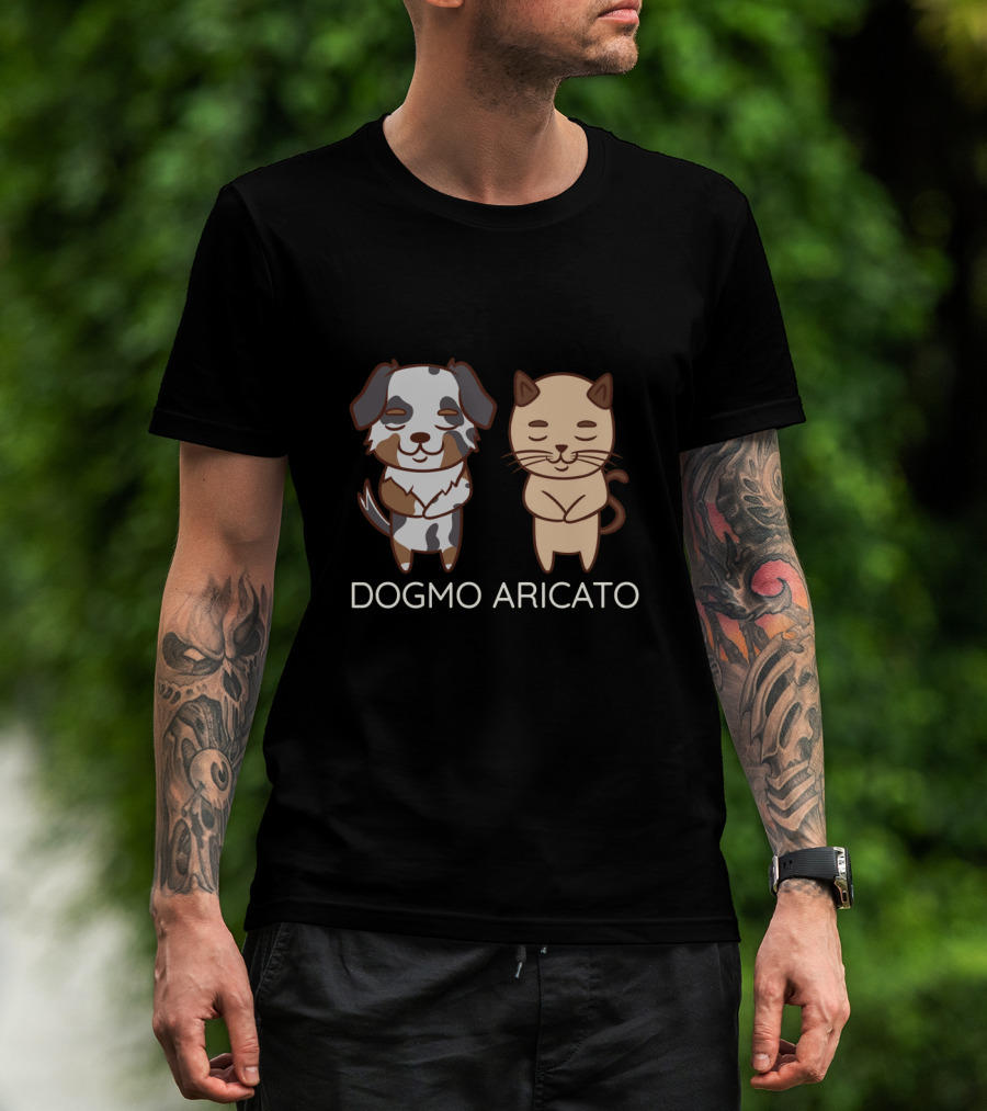 Dogmo Aricato Australian Shepherd Cat T-Shirt