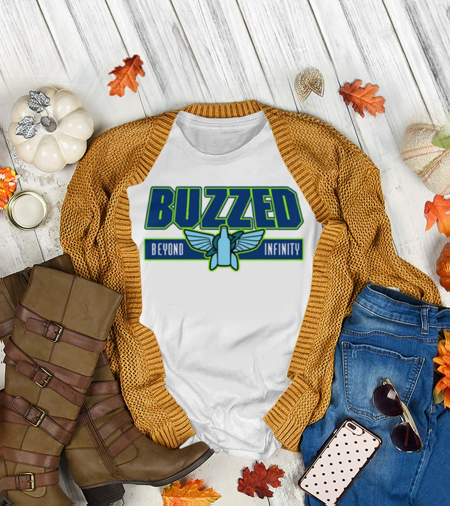 Buzzed Beyond Infinity Bottle with Wings T-Shirt