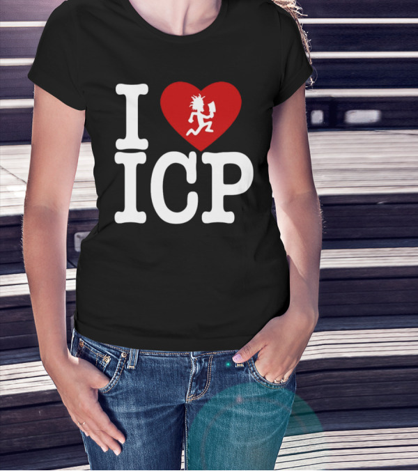 I Heart ICP Hatchetman Red Heart Iconic T-Shirt